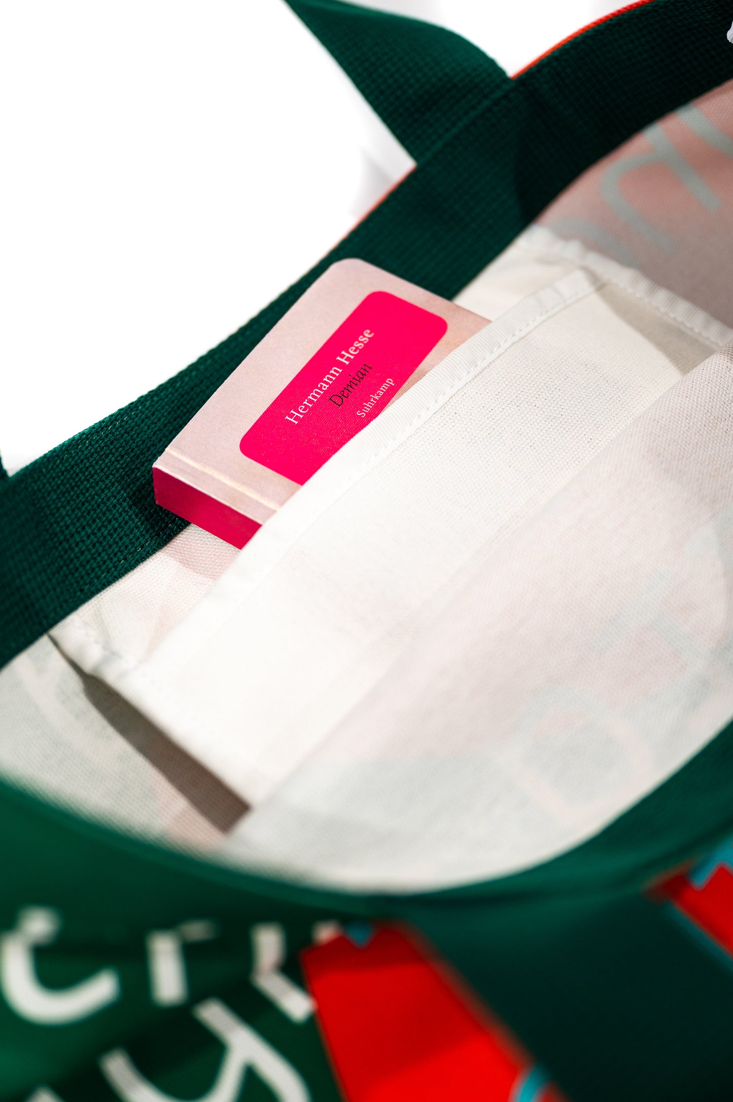 Green_Hermann Hesse Book Tote