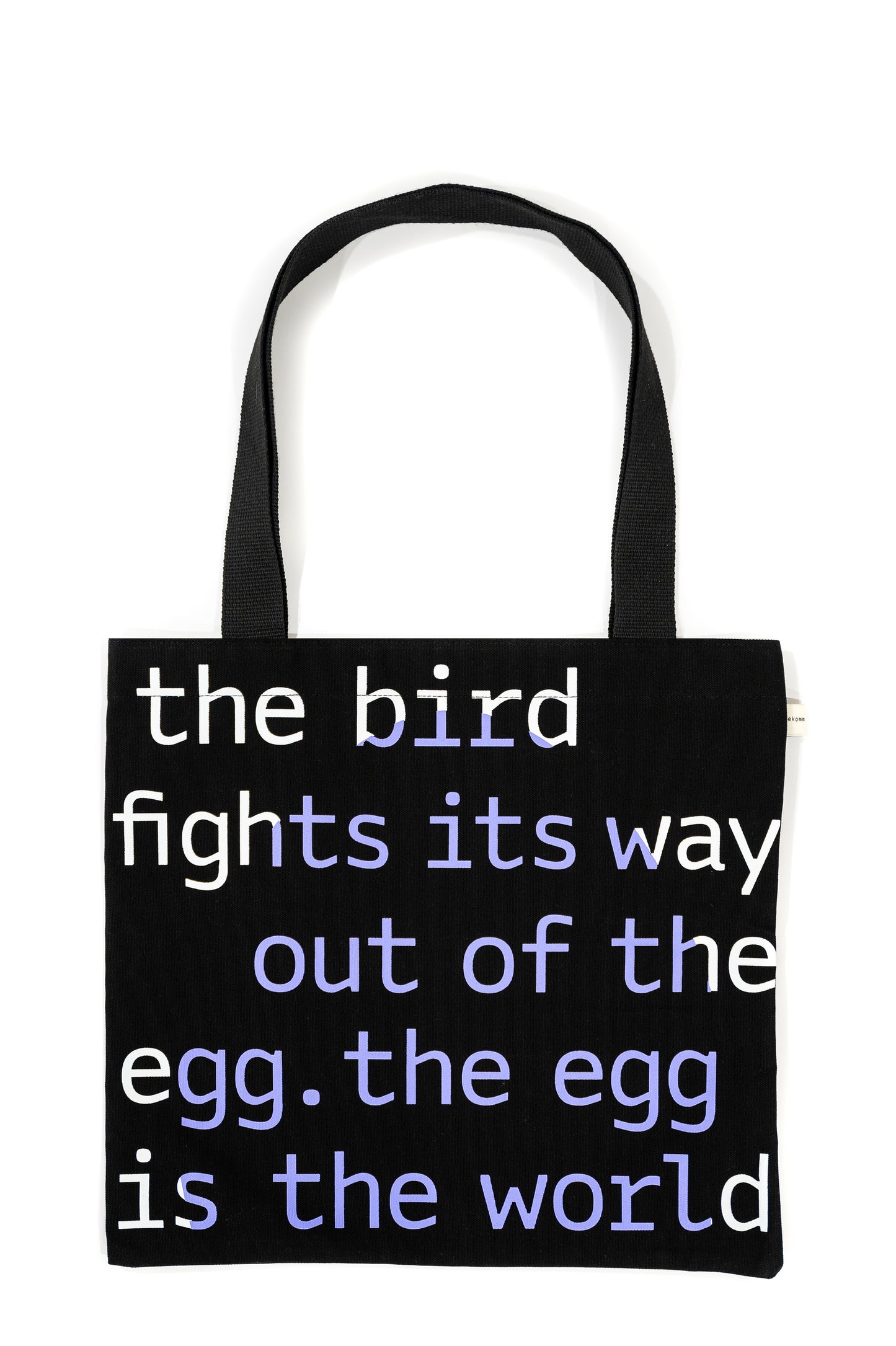 Black_Hermann Hesse Book Tote