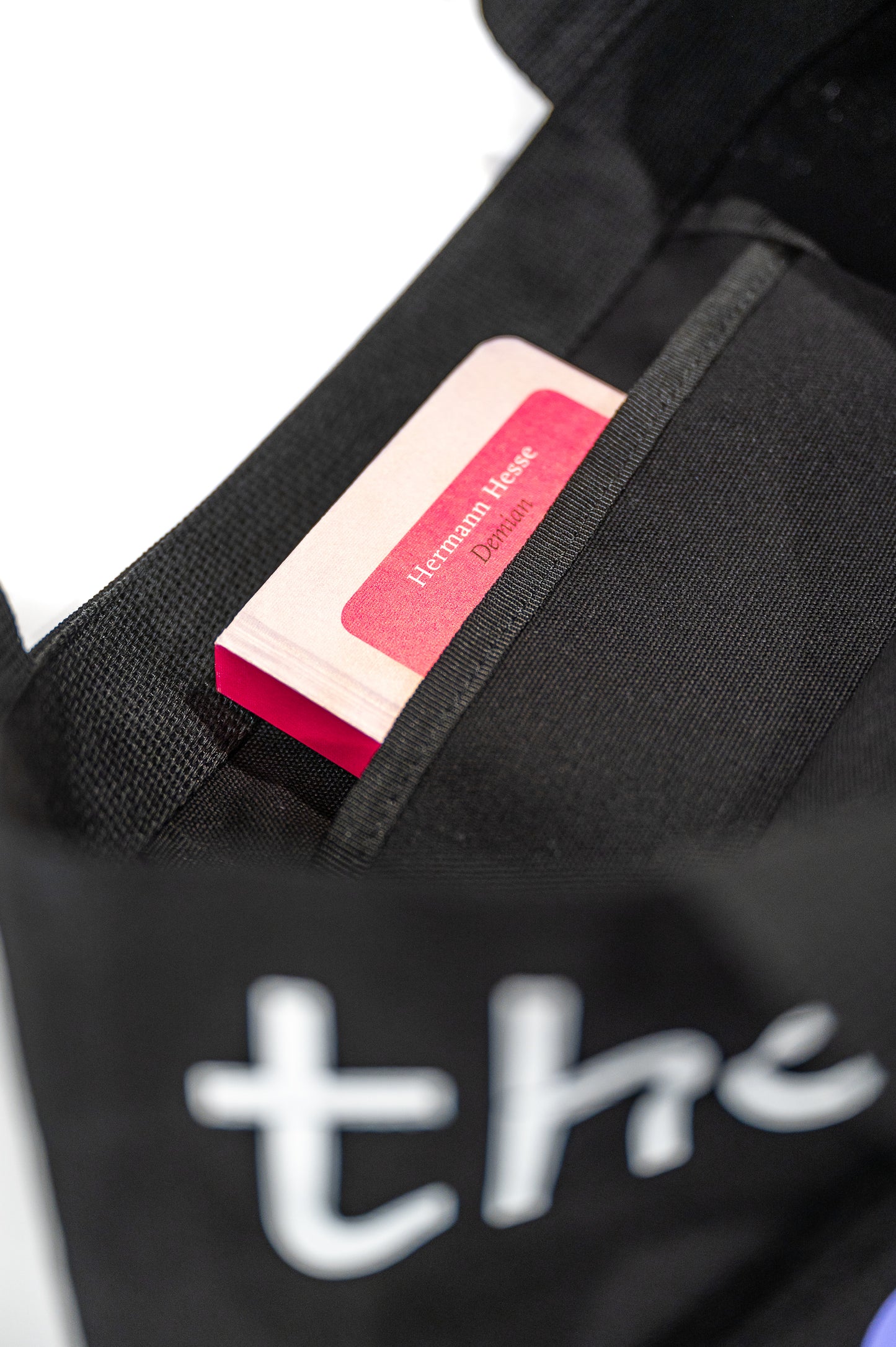 Black_Hermann Hesse Book Tote